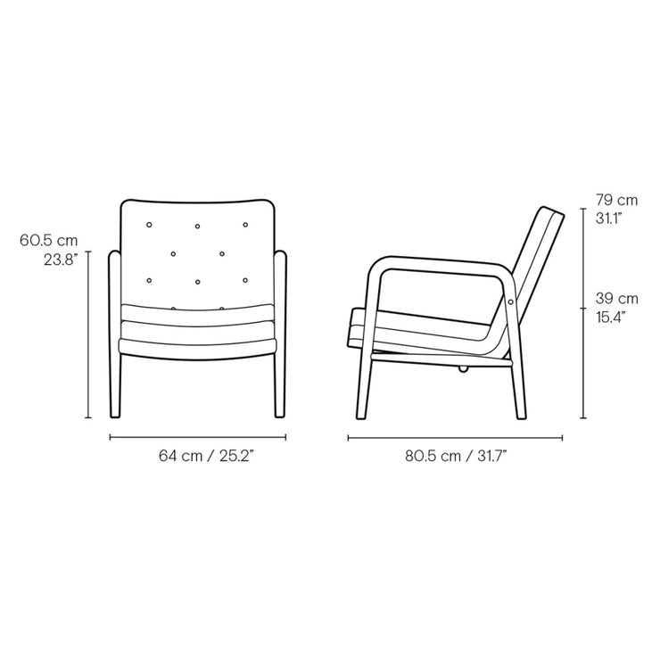 Carl Hansen & Son - VLA76 Foyer Chair - Armchair 