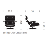 Herman Miller - Eames Lounge Chair and Ottoman Ebony - Armchair 