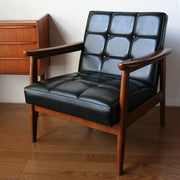 Karimoku60 - k chair one seater standard black - Armchair 