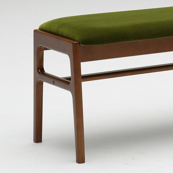 Karimoku60 - bench moquette green - Bench 