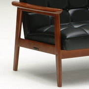 Karimoku60 - k chair two seater standard black - Sofa 