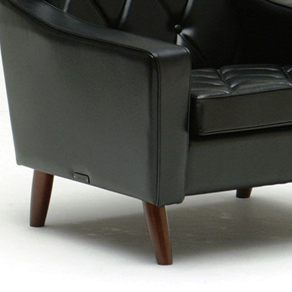 Karimoku60 - lobby chair one seater standard black - Armchair 