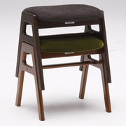 Karimoku60 - stacking stool moquette green - Stool 