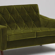 Karimoku60 - lobby chair two seater moquette green - Sofa 