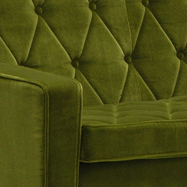 Karimoku60 - lobby chair three seater moquette green - Sofa 