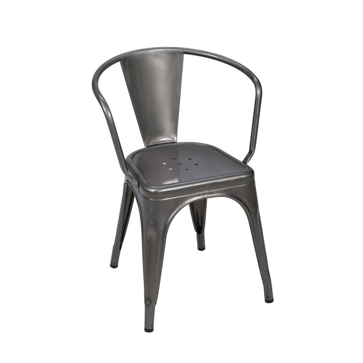 TOLIX - A56 Armchair stainless steel - Dining Chair 