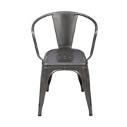 TOLIX - A56 Armchair stainless steel - Dining Chair 