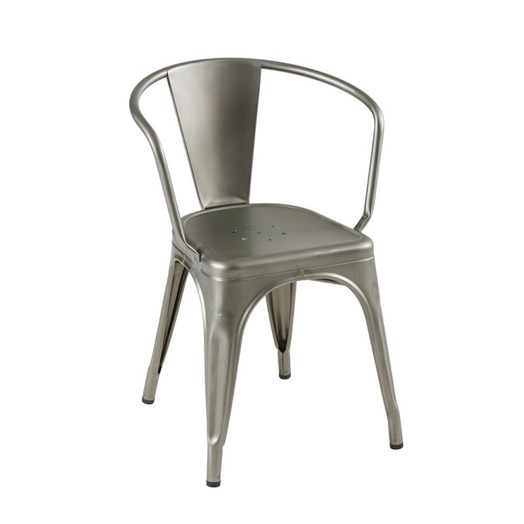 TOLIX - A56 Armchair stainless steel - Dining Chair 