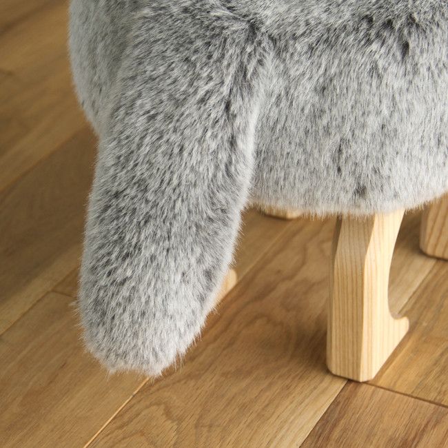 Takumi Kohgei - Animal Stool_Fox Gray - Stool 