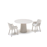 Karimoku New Standard - COLOUR WOOD ARMCHAIR BEIGE - Dining Chair 