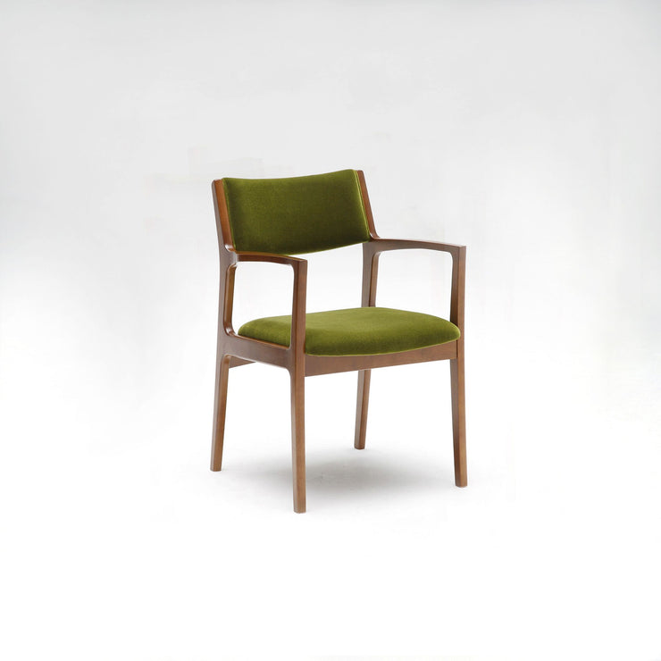 Karimoku60 - dining chair moquette green - Dining Chair 