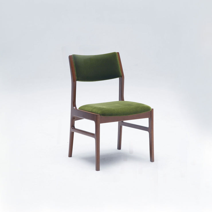 Karimoku60 - armless dining chair moquette green - Dining Chair 