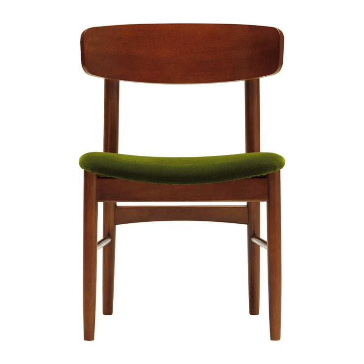 Karimoku60 - T chair moquette green - Dining Chair 