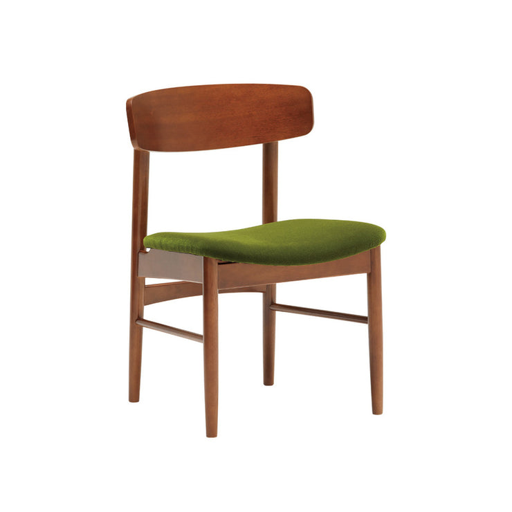 Karimoku60 - T chair moquette green - Dining Chair 