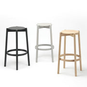 Karimoku New Standard - CASTOR BAR STOOL HIGH grey - Stool 