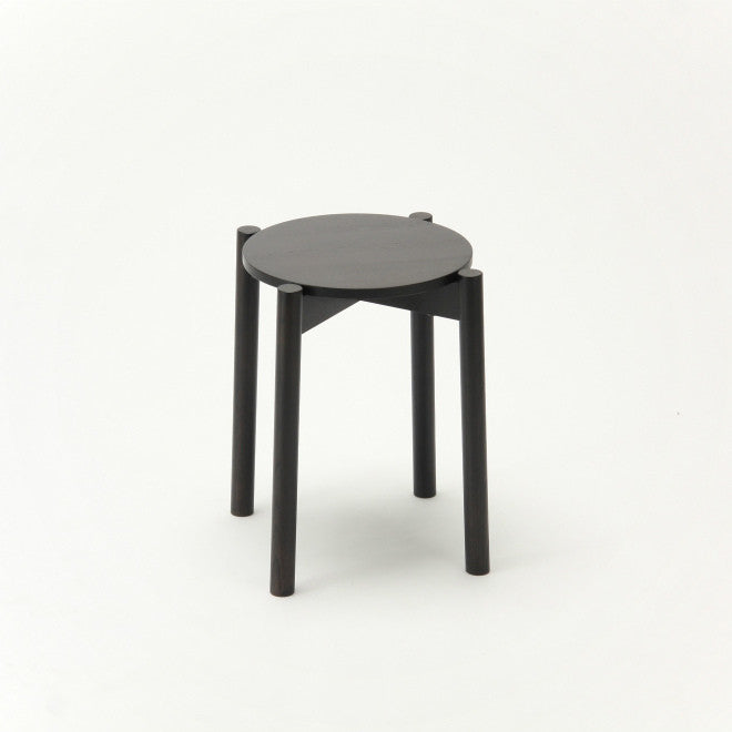 Karimoku New Standard - CASTOR STOOL PLUS black - Stool 