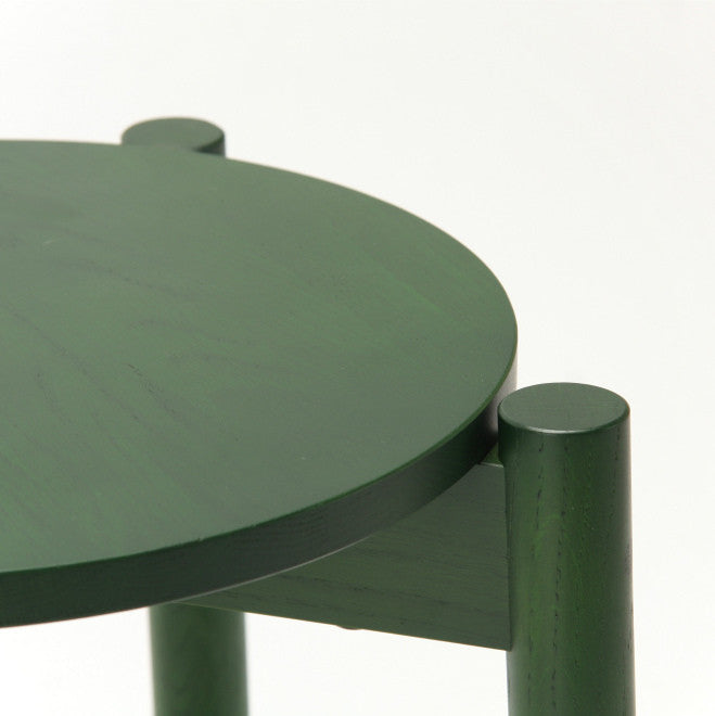 Karimoku New Standard - CASTOR STOOL PLUS green - Stool 