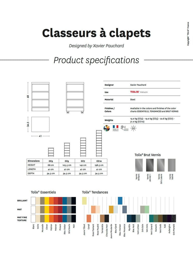 TOLIX - CC3 Cabinet - Cabinet 