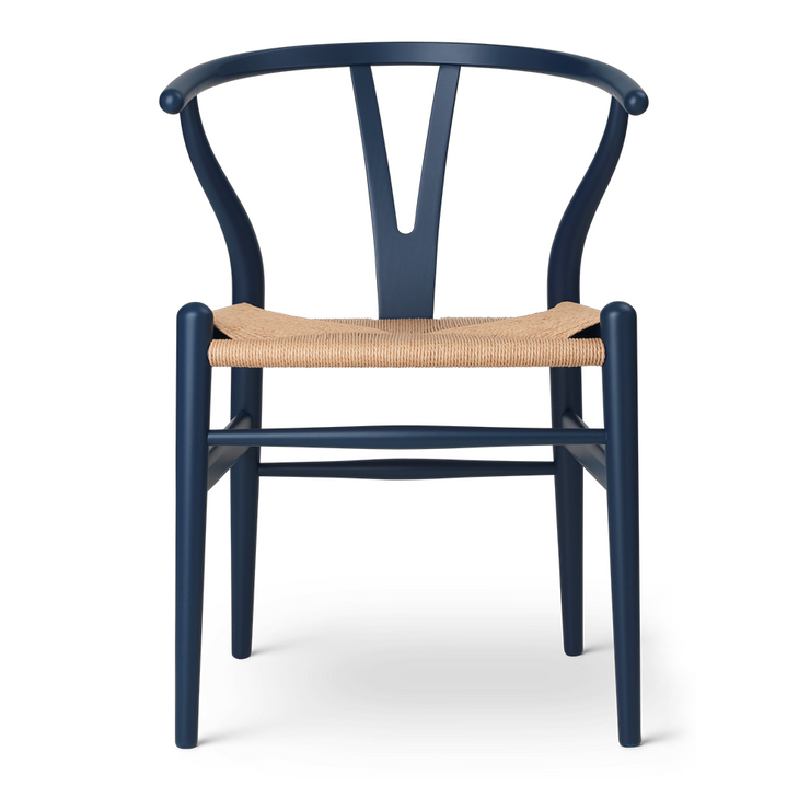 Carl Hansen & Son - CH24 SOFT Wishbone Chair soft blue - Dining Chair 