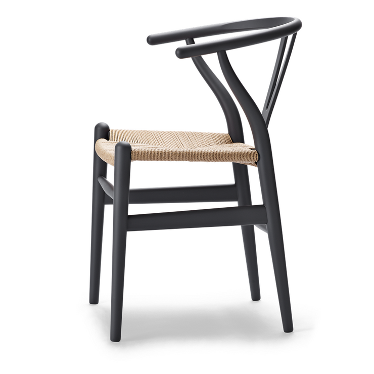 Carl Hansen & Son - CH24 SOFT Wishbone Chair soft gray - Dining Chair 