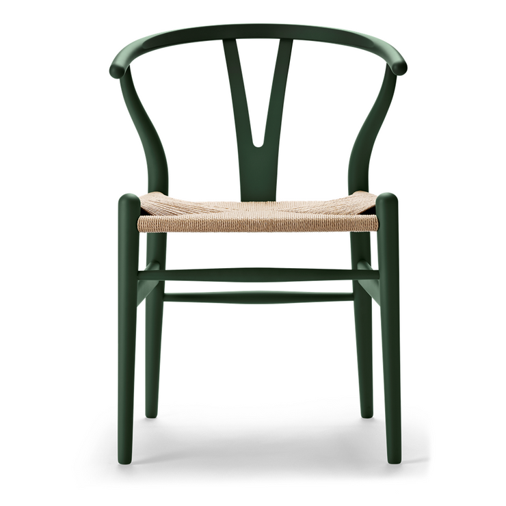 Carl Hansen & Son - CH24 SOFT Wishbone Chair soft green - Dining Chair 