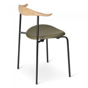 Carl Hansen & Son - CH88P Chair in black steel frame - Dining Chair 