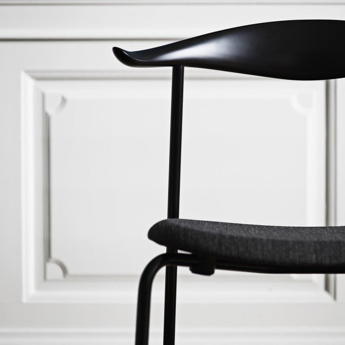 Carl Hansen & Son - CH88P Chair in black steel frame - Dining Chair 
