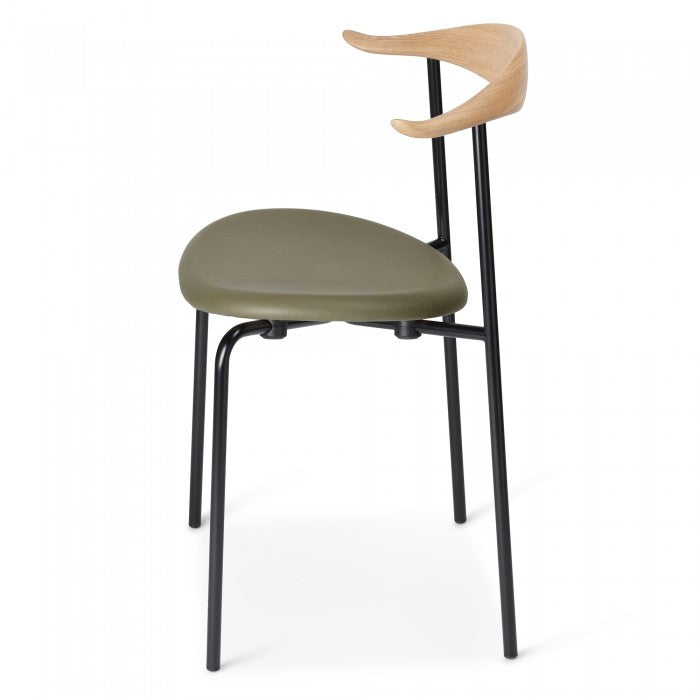 Carl Hansen & Son - CH88P Chair in black steel frame - Dining Chair 