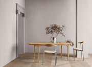 Carl Hansen & Son - CH88P Chair in stainless steel frame - Dining Chair 