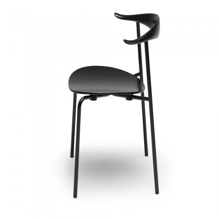 Carl Hansen & Son - CH88T Chair in black steel frame - Dining Chair 