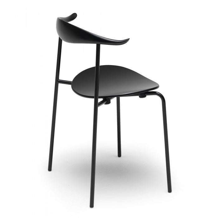 Carl Hansen & Son - CH88T Chair in black steel frame - Dining Chair 