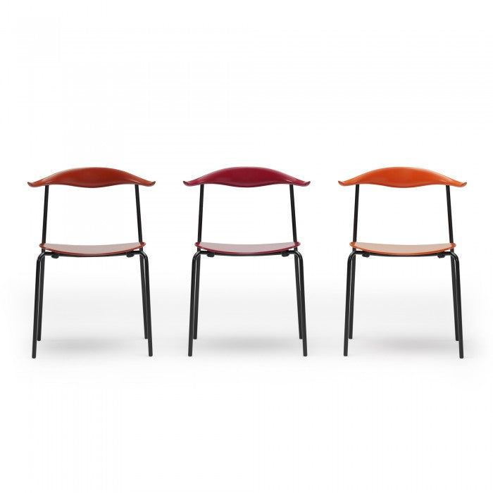 Carl Hansen & Son - CH88T Chair in black steel frame - Dining Chair 