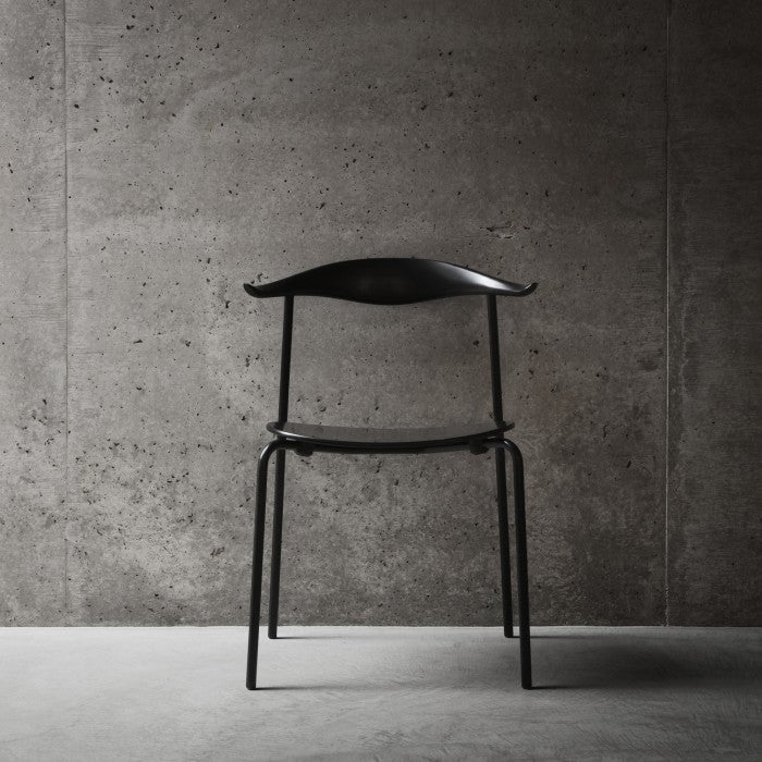 Carl Hansen & Son - CH88T Chair in black steel frame - Dining Chair 