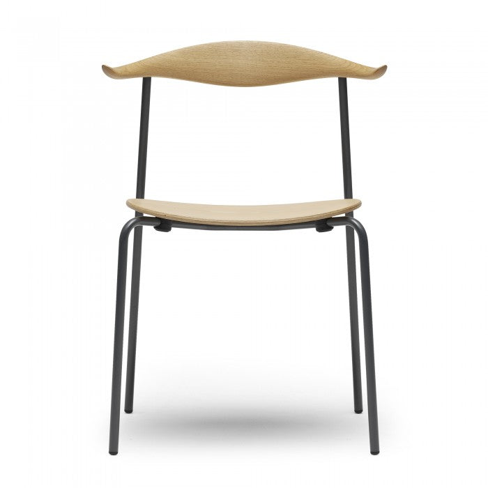 Carl Hansen & Son - CH88T Chair in black steel frame - Dining Chair 