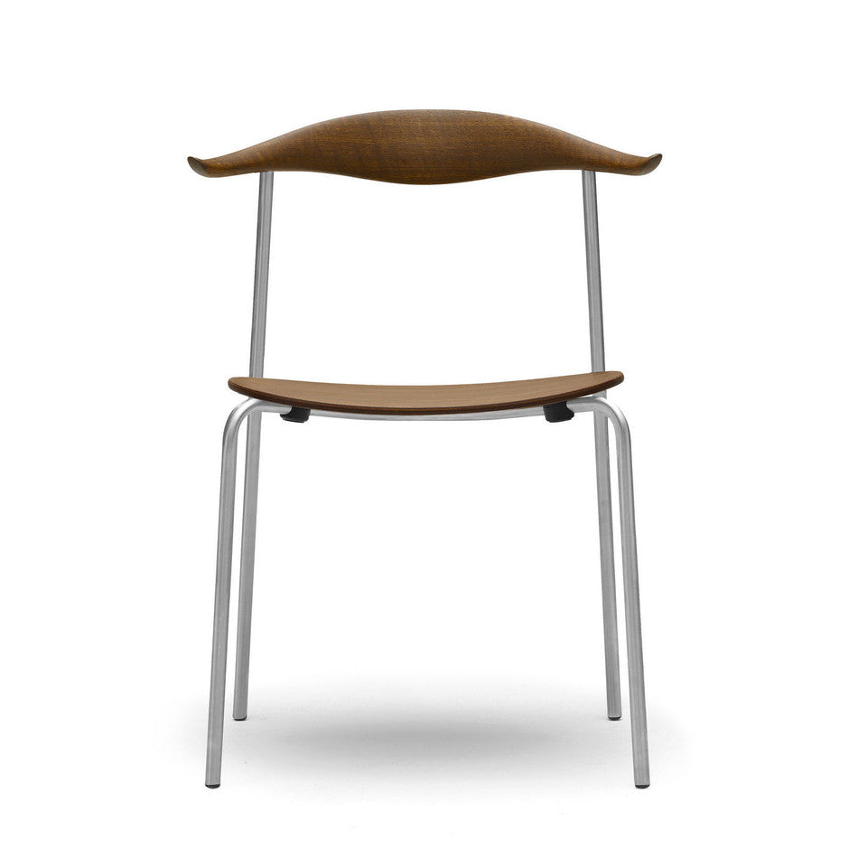 Carl Hansen & Son - CH88T Chair in stainless steel frame - Dining Chair 