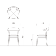 Takumi Kohgei - FAWN Dining Chair - Dining Chair 