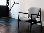 House of Finn Juhl - France Chair in Black Painted Oak Wood - Armchair 