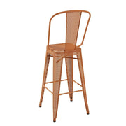 TOLIX - TOLIX High Backrest Stool Perforated H - Stool 