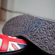 Underground - ORIGINAL WULFRUN CREEPER – BLACK LEATHER & UNION JACK PRINT – SINGLE SOLE – MADE IN THE U.K. - Accessories 