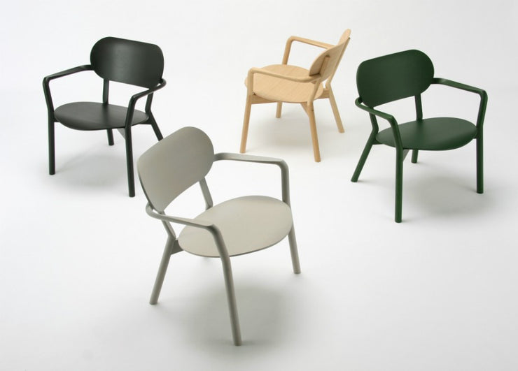 Karimoku New Standard - CASTOR LOW CHAIR green - Dining Chair 