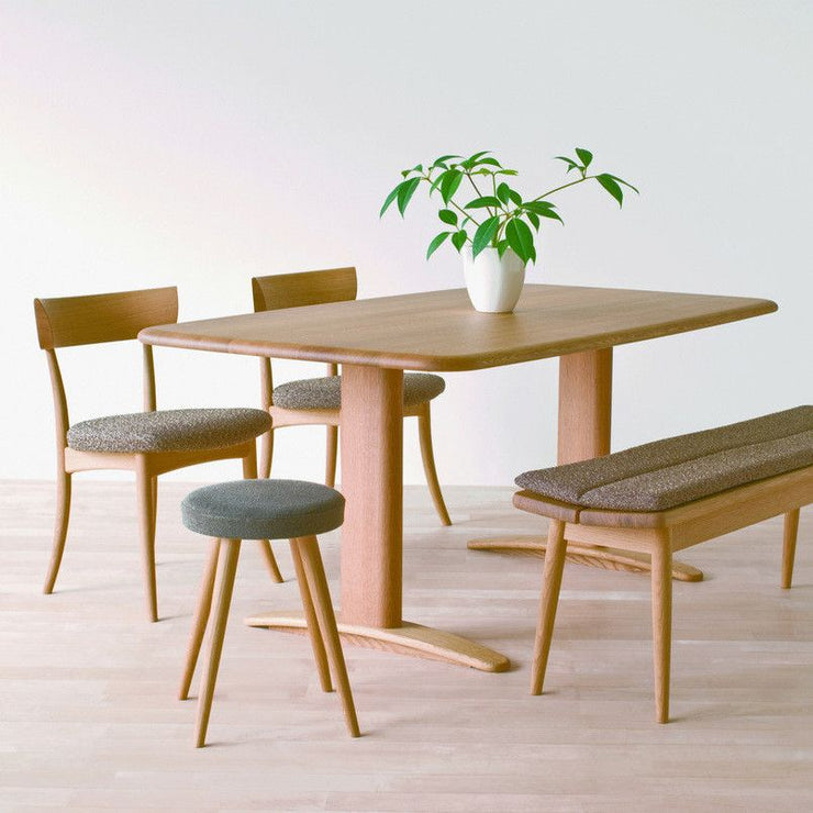 HIDA - CRESCENT Stool Oak - Stool 