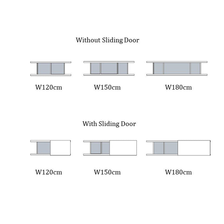 Kashiwa - KAZARU Wall Board Single - Cabinet 