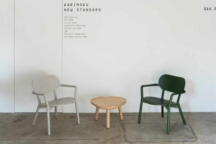 Karimoku New Standard - CASTOR LOW CHAIR green - Dining Chair 