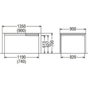 Karimoku - Karimoku DU6108 Extension Table - Dining Table 