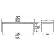 Karimoku - Karimoku DU6108 Extension Table - Dining Table 