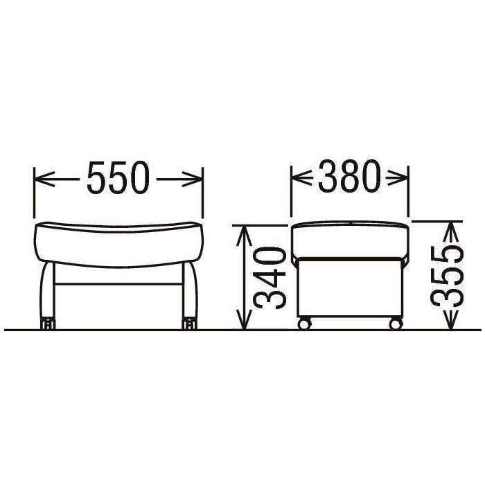 Karimoku - Karimoku XU42 Ottoman - Stool 