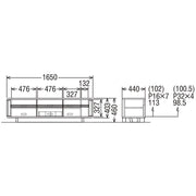 Karimoku - Karimoku QU81 TV Board - Cabinet 