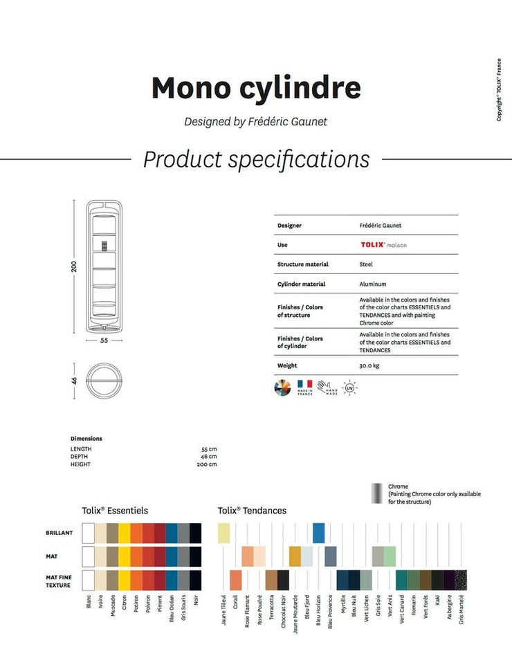 TOLIX - Mono Cylinders - Cabinet 