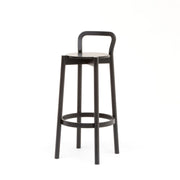 Karimoku New Standard - CASTOR BACKREST BAR STOOL HIGH black - Stool 