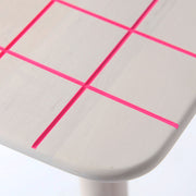 Karimoku New Standard - COLOR STOOL PINK GRID - Stool 